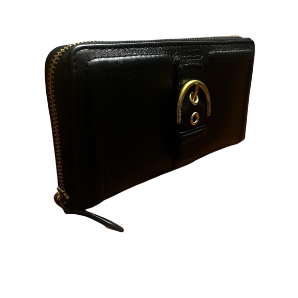 COACH Black Leather Wallet, EUC - Picture 4 of 12